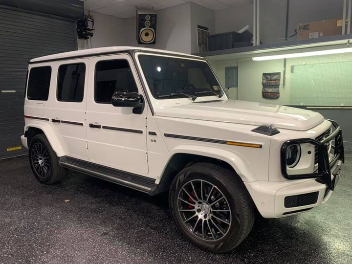 Detailed vehicle after film installation