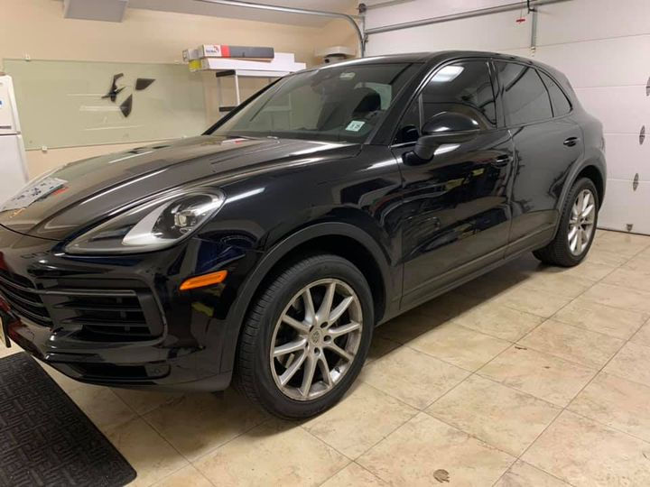 Customer vehicle with freshly installed XPEL ceramic window tint